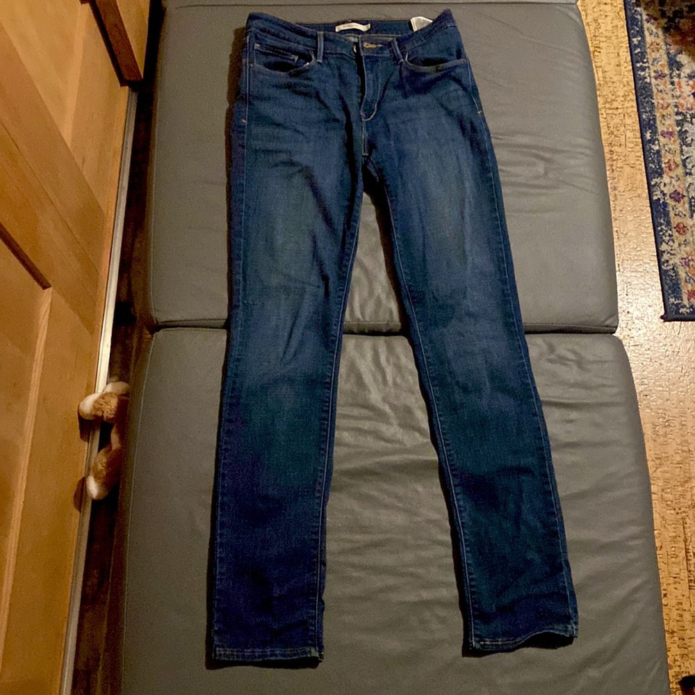 Women’s Levi’s Mid Rise Skinny Dark blue Jeans
